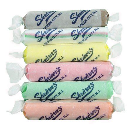 Shriver's taffy - Enjoy These Timeless Treats and Classic Confections. Fralinger's Original Salt Water Taffy In Original 1920's Salt Water Taffy Box. from $15.99. Fralinger's Almond Macaroons. from $22.99. James' Chocolate Sealed Salt Water Taffy. from $22.99. Fralinger's Molasses Chocolate Covered Paddle Pops. from $26.99.